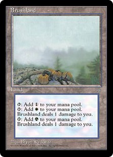 低木林地/Brushland》[ICE] 土地R | 日本最大級 MTG通販サイト「晴れる屋」