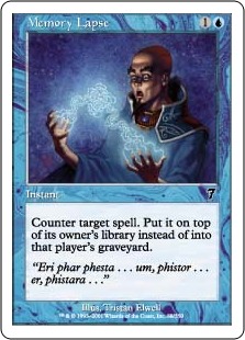 買取：【Foil】(079)□日本画□《記憶の欠落/Memory Lapse》※ドラフト