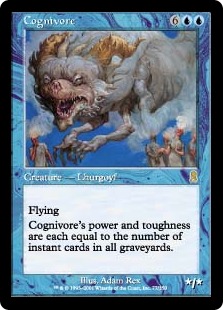 Foil】《認識を食うもの/Cognivore》[ODY] 青R | 日本最大級 MTG通販