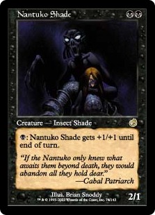 ナントゥーコの影/Nantuko Shade》[TOR] 黒R | 日本最大級 MTG通販