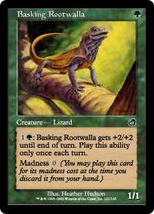 日を浴びるルートワラ/Basking Rootwalla》[TOR] 緑C | 日本最大級 MTG