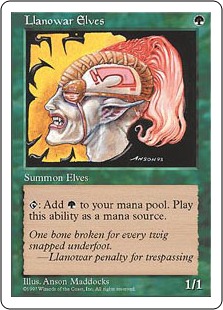 Foil】《ラノワールのエルフ/Llanowar Elves》[7ED] 緑C | 日本最大級