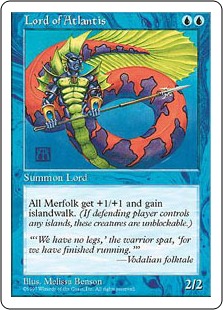 アトランティスの王/Lord of Atlantis》[3ED] 青R | 日本最大級 MTG
