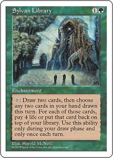 森の知恵/Sylvan Library》[4ED] 緑R | 日本最大級 MTG通販サイト