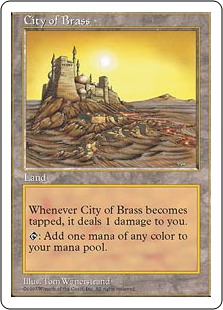 □黒枠□《真鍮の都/City of Brass》[CHRBB] 土地R | 日本最大級 MTG
