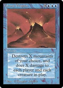 噴火/Volcanic Eruption》[LEB] 青R | 日本最大級 MTG通販サイト