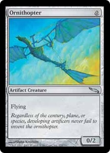 Foil】《羽ばたき飛行機械/Ornithopter》[MRD] 茶U | 日本最大級 MTG