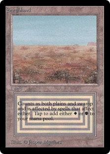 Scrubland》[3ED] 土地R | 日本最大級 MTG通販サイト「晴れる屋」