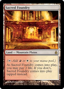聖なる鋳造所/Sacred Foundry》[GRN] 土地R | 日本最大級 MTG通販