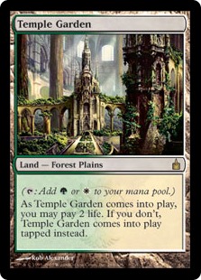 Foil】《寺院の庭/Temple Garden》[GRN] 土地R | 日本最大級 MTG通販