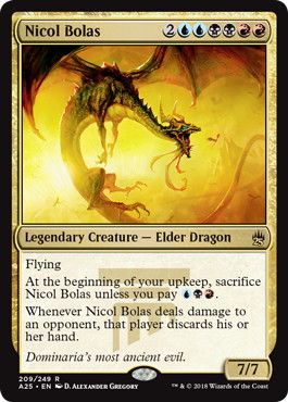 Foil】《ニコル・ボーラス/Nicol Bolas》[A25] 金R | 日本最大級 MTG