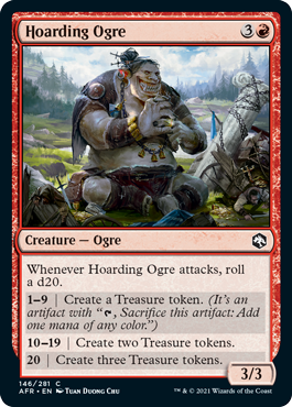 146)《溜め込むオーガ/Hoarding Ogre》[AFR] 赤C | 日本最大級 MTG通販