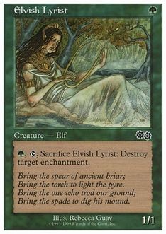 エルフの抒情詩人/Elvish Lyrist》[USG] 緑C | 日本最大級 MTG通販