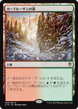 カープルーザンの森/Karplusan Forest》[C16] 土地R | 日本最大級 MTG