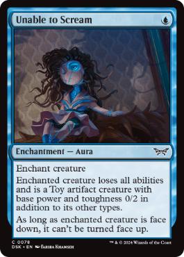 Foil】(078)《声も出せない/Unable to Scream》[DSK] 青C | 日本最大級