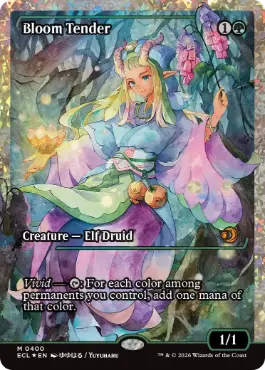 Foil】(390)□ショーケース□《花を手入れする者/Bloom Tender》[ECL