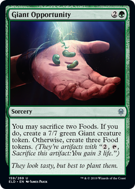 159)《巨大な好機/Giant Opportunity》[ELD] 緑U | 日本最大級 MTG通販