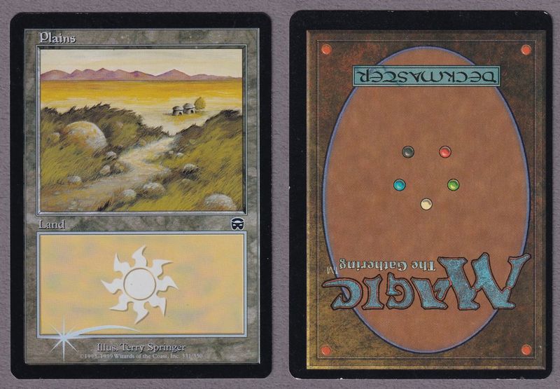 Foil】(MMQ-331)《平地/Plains》(裏面印刷ミス)[エラーカード] 土地