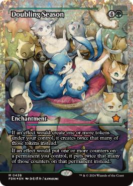 フラクチャー・Foil】(438)□ショーケース□《倍増の季節/Doubling