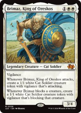 オレスコスの王、ブリマーズ/Brimaz, King of Oreskos》[BNG] 白R