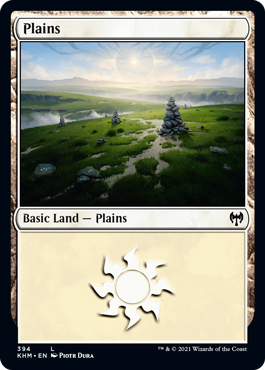 394)《平地/Plains》[KHM] 土地 | 日本最大級 MTG通販サイト「晴れる屋」