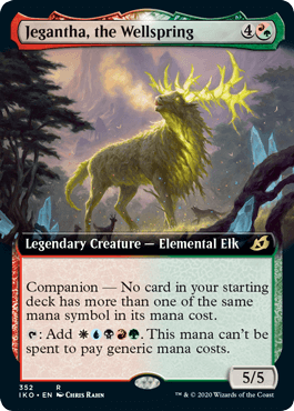 買取：【Foil】(352)□拡張アート□《湧き出る源、ジェガンサ/Jegantha