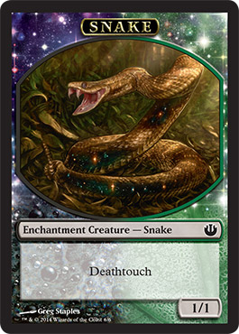 023)《蛇トークン/Snake Token》[AKH] 緑 | 日本最大級 MTG通販サイト