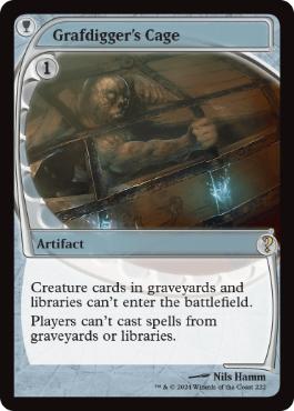 222)《墓掘りの檻/Grafdigger's Cage》[MB2] 茶R | 日本最大級 MTG通販