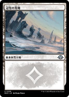 229)《冠雪の荒地/Snow-Covered Wastes》[MH3] 土地U | 日本最大級 MTG