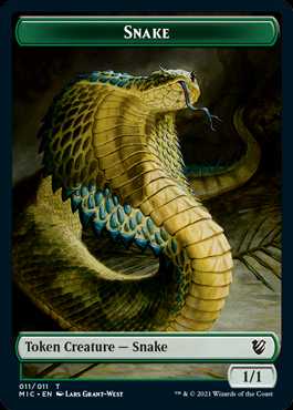 023)《蛇トークン/Snake Token》[AKH] 緑 | 日本最大級 MTG通販サイト