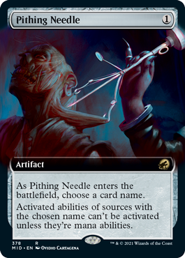 257)《真髄の針/Pithing Needle》[MID] 茶R | 日本最大級 MTG通販