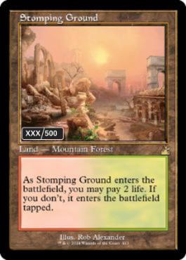 買取：《踏み鳴らされる地/Stomping Ground》[GPT] 土地R | 日本最大級