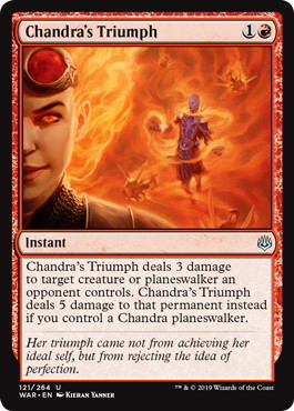 チャンドラの勝利/Chandra's Triumph》[WAR] 赤U | 日本最大級 MTG通販