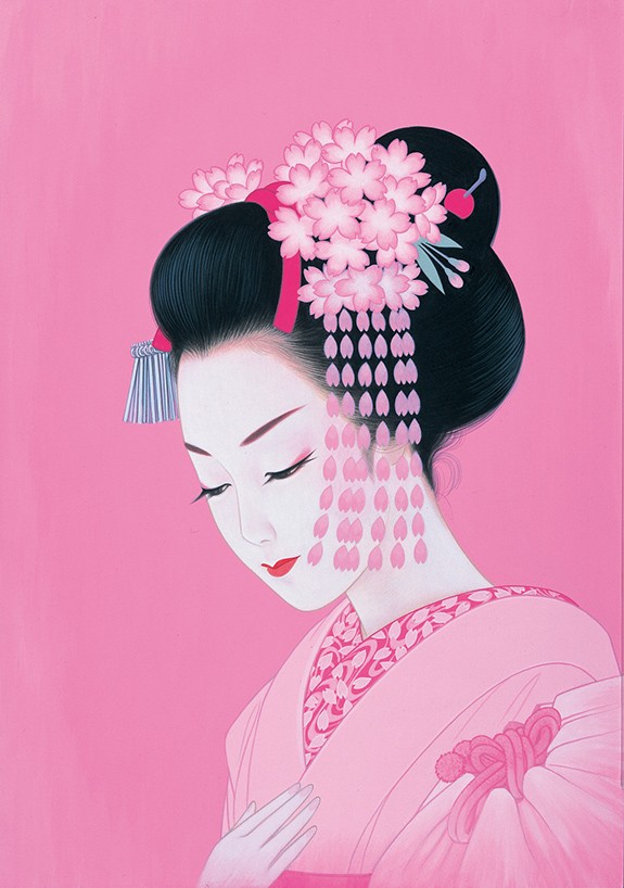 舞妓 桜 | 鶴田一郎アートストア ICHIRO TSURUTA official art store