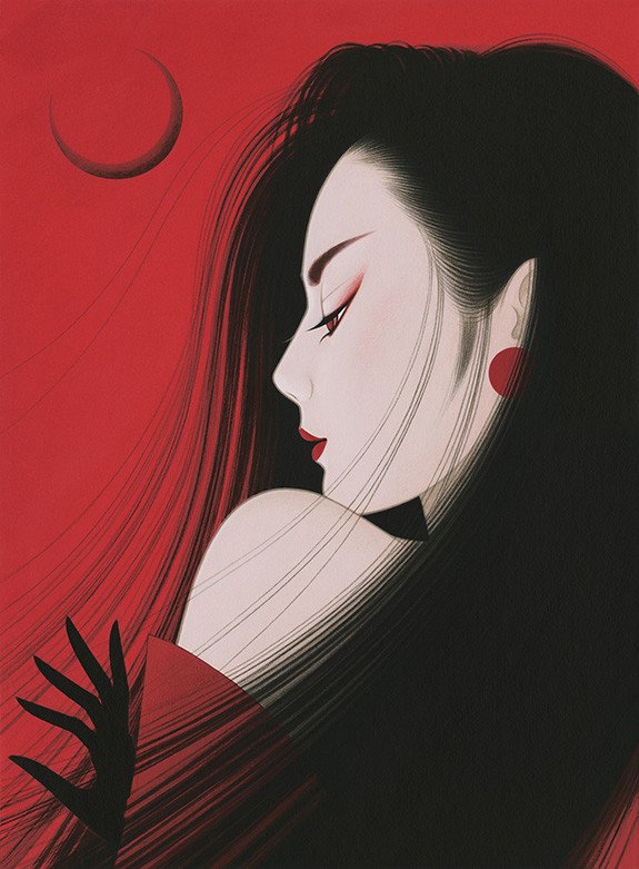 Black Moon | 鶴田一郎アートストア ICHIRO TSURUTA official art store