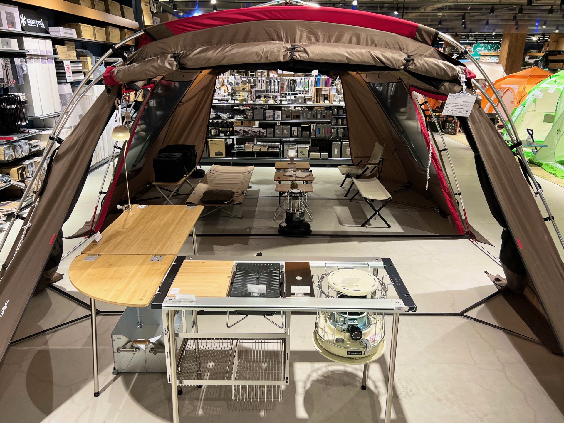 マルチファンクションテーブルコーナーR竹ご紹介。スノーピークIGTを