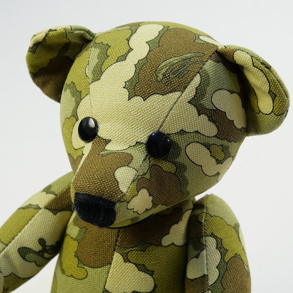 A BATHING APE ア ベイシング エイプ ×KAWS クラウドサル迷彩柄ベアー