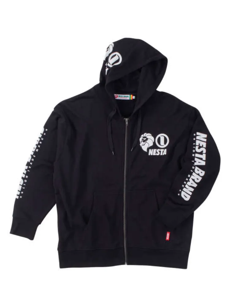 グリーン 【NESTA-BRAND】裏毛フルジップパーカー ＊カタログ商品