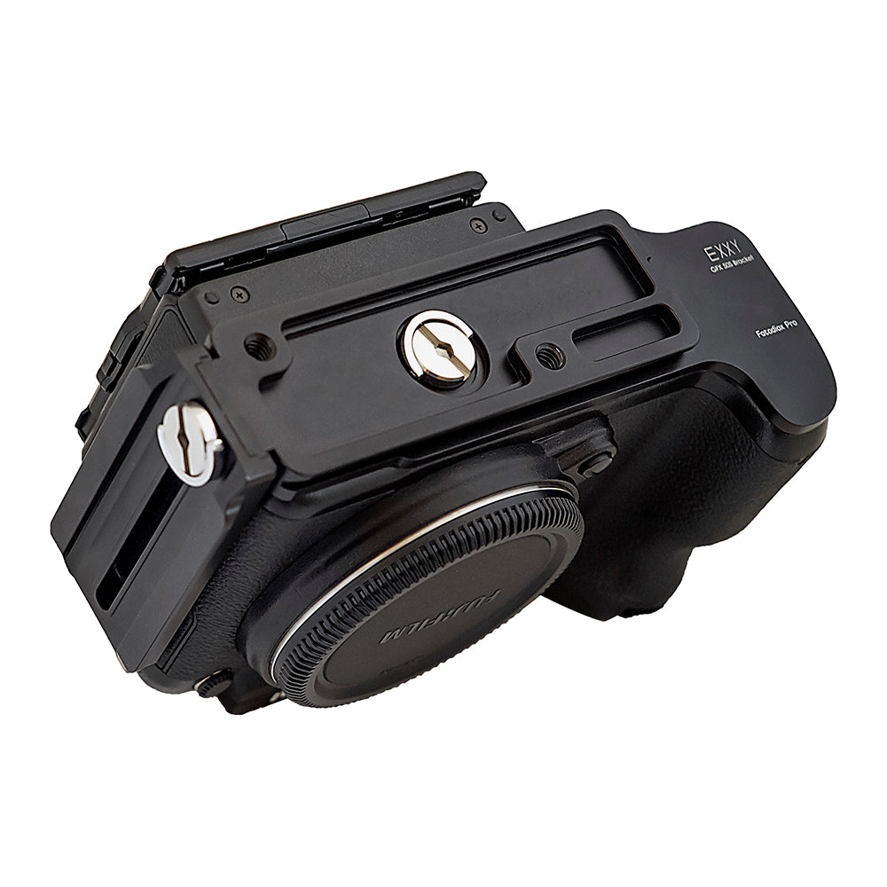 Exxy L-Bracket - Metal Black Grip for Arca Swiss-Type Quick