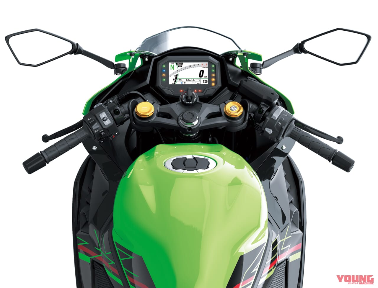 上級ミドル仕立て! カワサキNinja ZX-4R 装備解説〈大画面TFTカラー