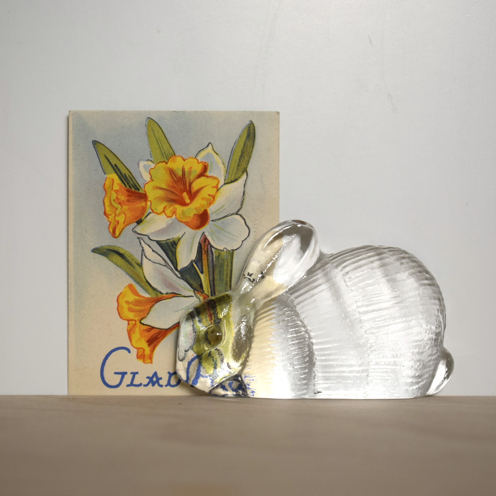 うさぎ・ガラスオブジェ / Lisa Larson・リサラーソン / Royal Krona