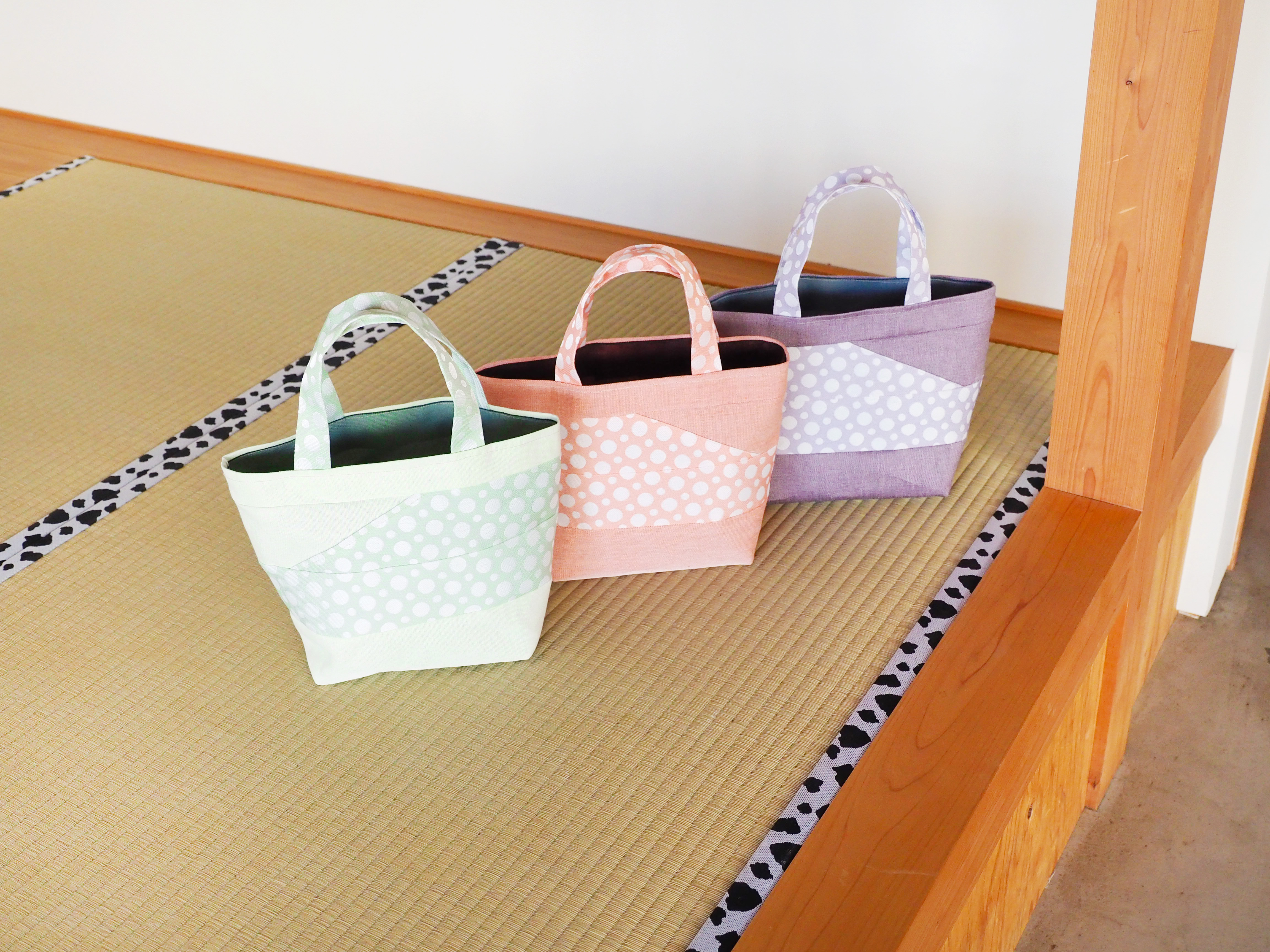 事前予約制】畳縁でつくる、大人可愛い裏地付きトートバッグワーク