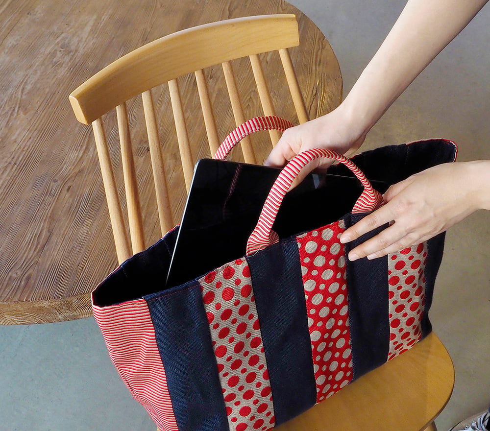 FLATネットショップ（高田織物） / 畳縁マルシェバック キット（レシピ