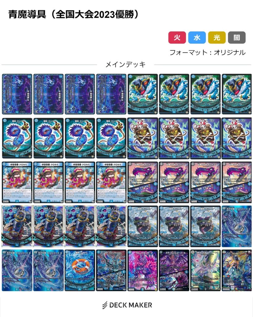 デュエマ】歴代最強デッキ選手権 Bランク ～水魔導具（最強位決定戦期
