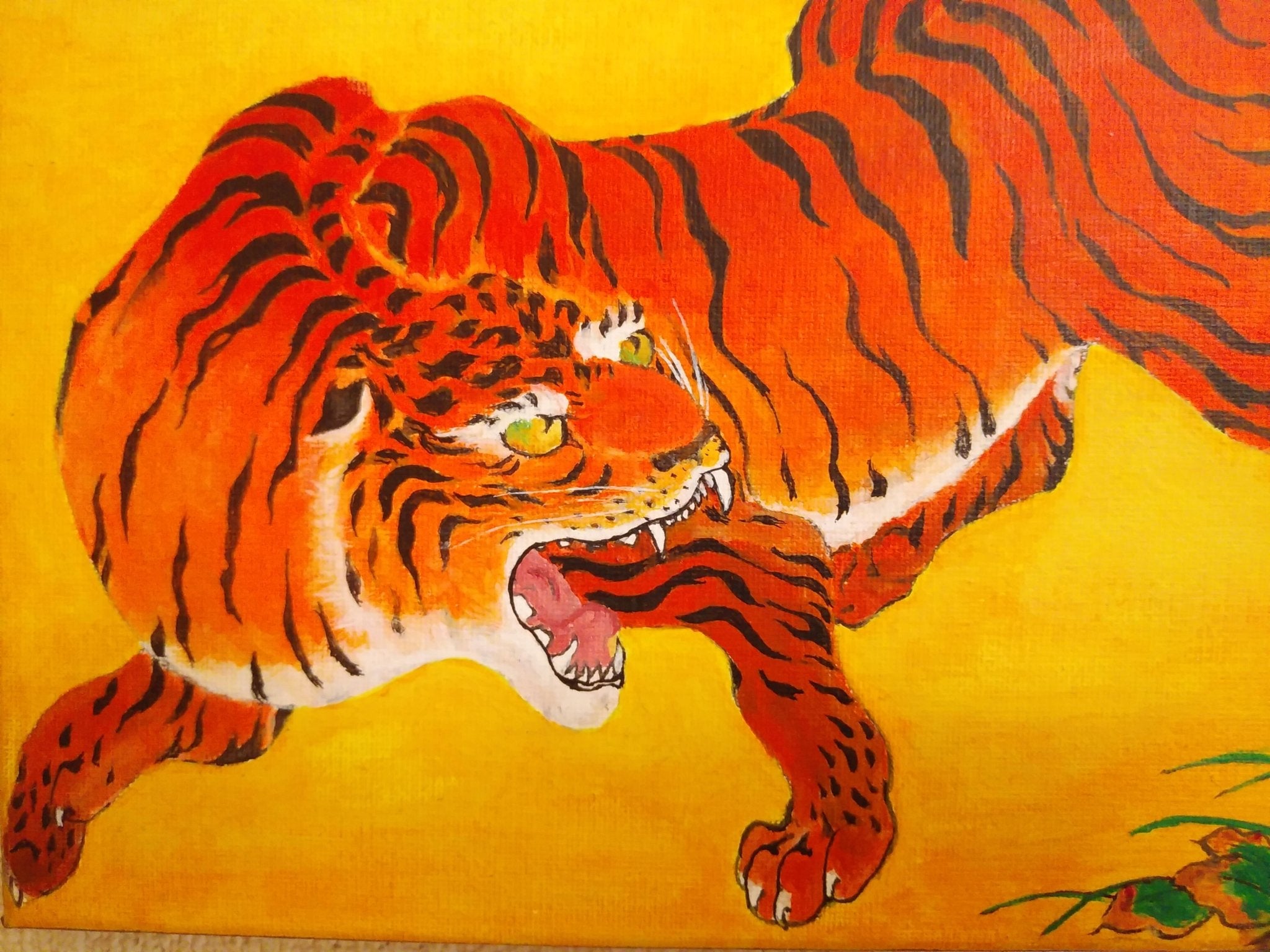 絵画の通販、購入ならFROM ARTIST/作品名：虎図/作家名：Hironori Iwazaki