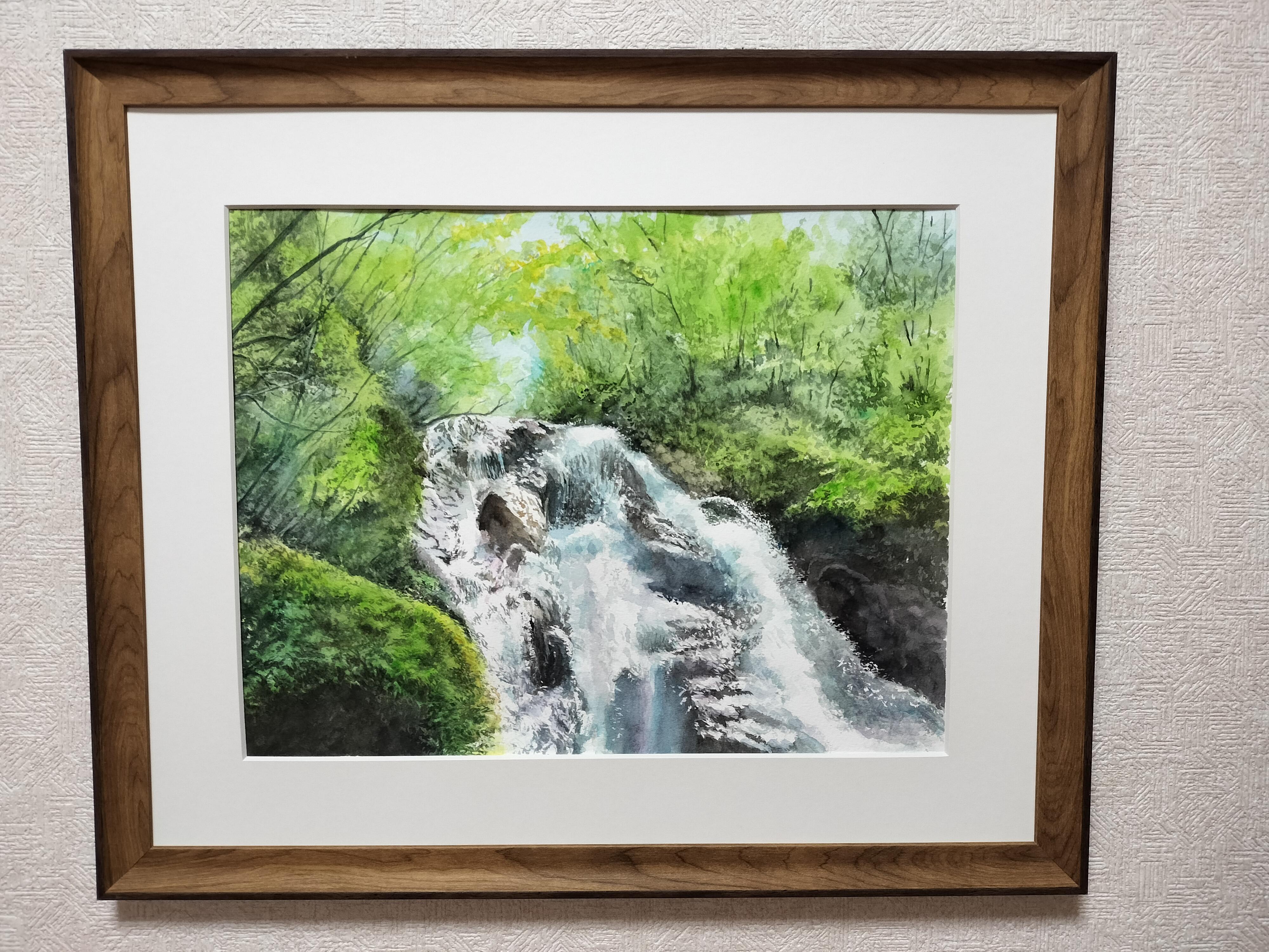 絵画の通販、購入ならFROM ARTIST/作品名：虹色の落水/作家名：山崎 香住