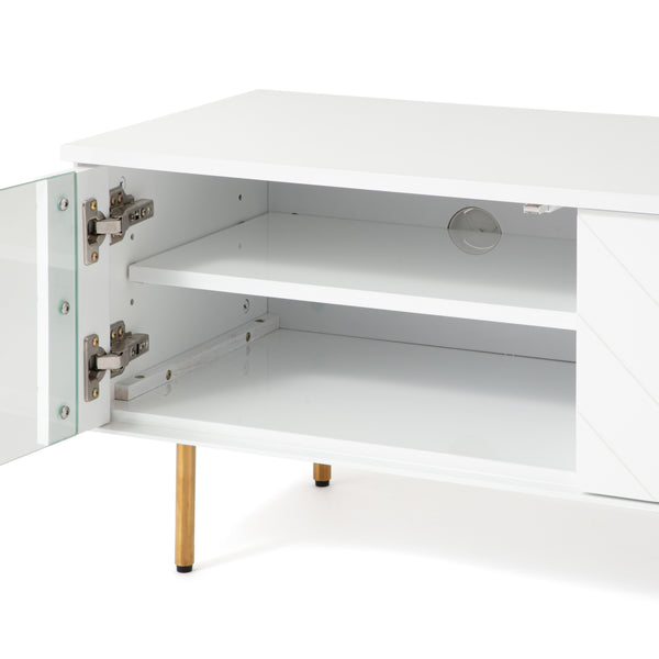 ソルティール TVボード 2 ホワイト（W1500×H410） | Francfranc