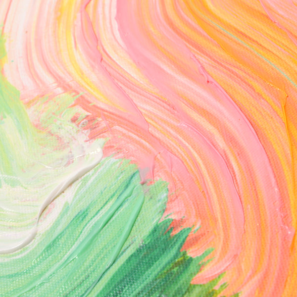 ペインティング アートボード ウェーブ M グリーン | Francfranc