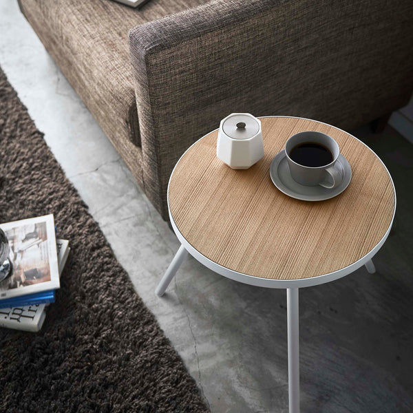 サイドテーブル タワー 丸型 ホワイト | Francfranc（フランフラン