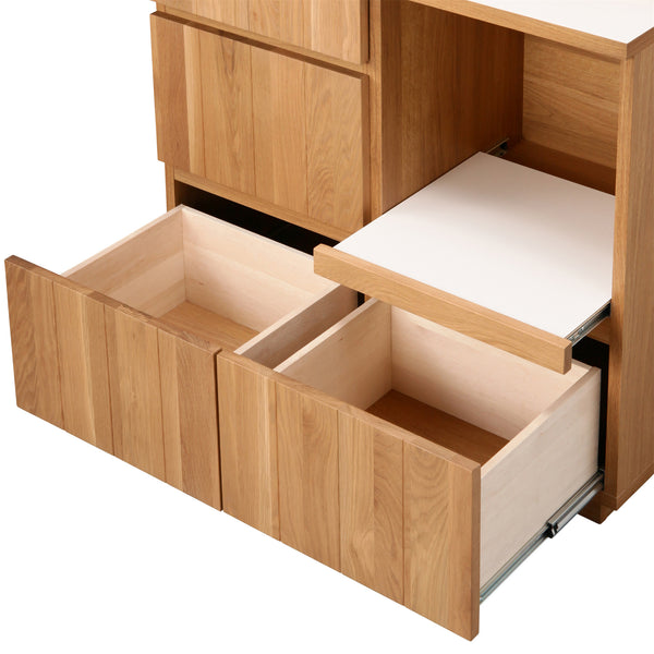 ライツ キッチンボード ナチュラル（W900xH1750） | Francfranc